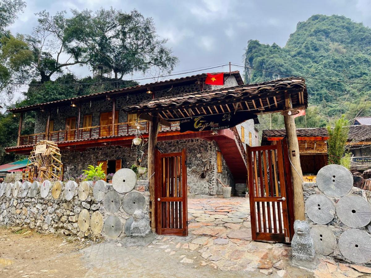 Tay Homestay Lang Da Co Khuoi Ky- Ban Gioc Cao Bang Eksteriør bilde